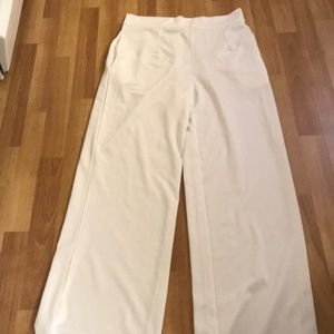 White high waisted dress pants.